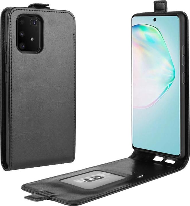 Actual product image Cover-Discount Galaxy S10 Lite - Classic Flip Case vertical black