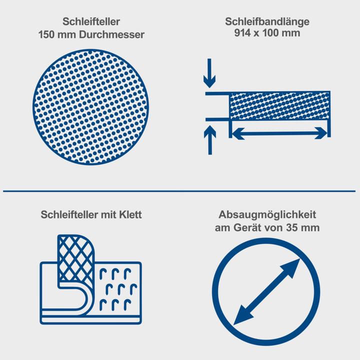 Image du produit Scheppach BTS800 Vario (Ponceuse à disque, Ponceuse à bande, 400 W)