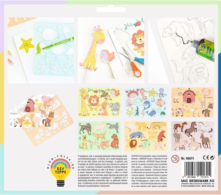 Produktbild Folia Schablonen-Set Kreativ