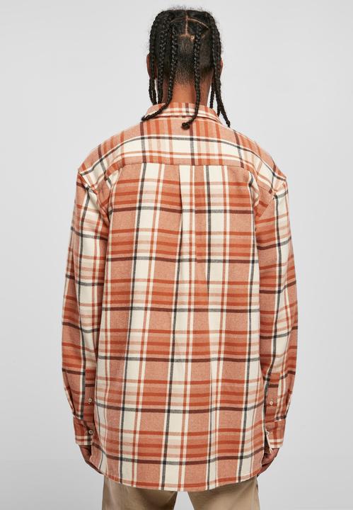 Produktbild Urban Classics Long Oversized Checked Leaves Shirt (M)
