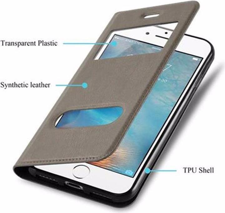 Immagine prodotto Cadorabo Libro con copertina a doppia finestra con vista (Apple iPhone SE (seconda generazione), Apple iPhone 7)