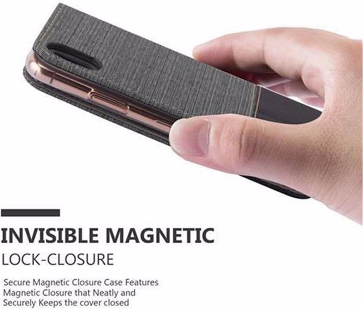 Produktbild Cadorabo Book Jeans Optik Cover (Apple iPhone X)