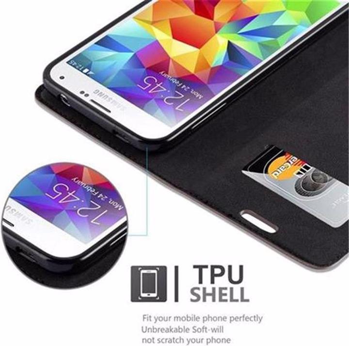Produktbild Cadorabo Book Invisible Magnet Cover (Samsung Galaxy S5 Neo, Samsung Galaxy S5)