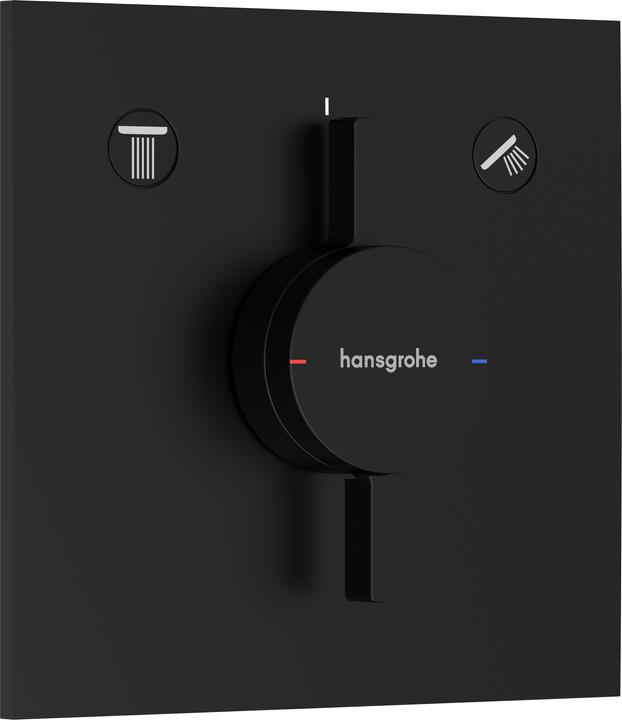 hansgrohe HG Mischer DuoTurn E Unterputz, 2 Verbraucher mattschwarz