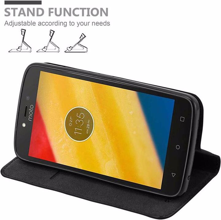 Immagine prodotto Cadorabo Copertina magnetica invisibile del libro (Motorola Moto C Plus)