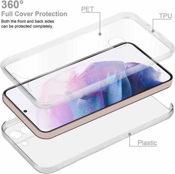 Actual product image Cadorabo TPU 360 Degree Case Cover (Samsung Galaxy S21+)