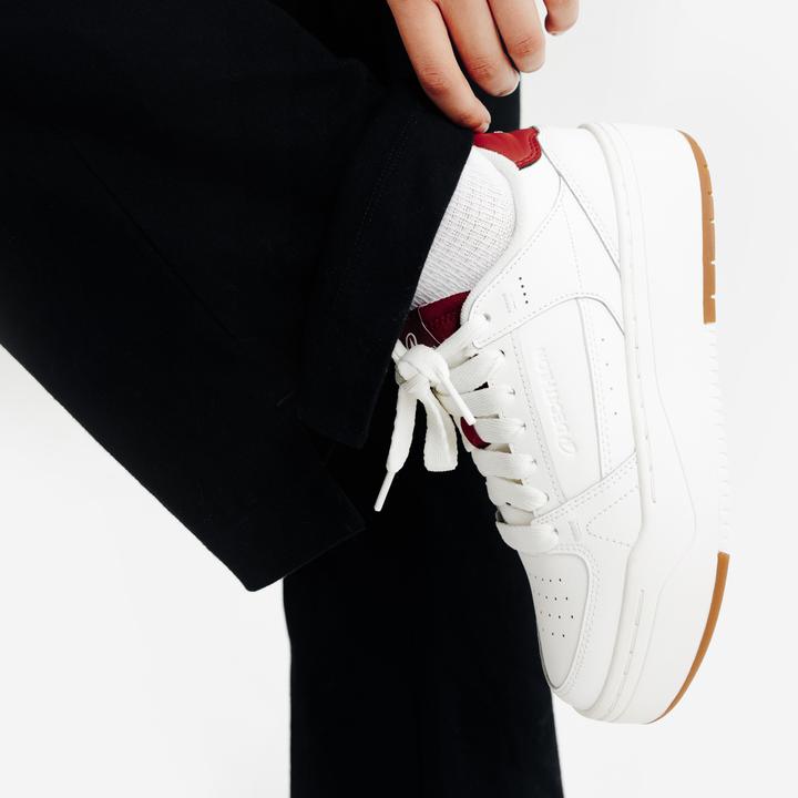 Image du produit Decathlon Baskets femme, CJ80 platform, Blanc et Bordeaux (42)