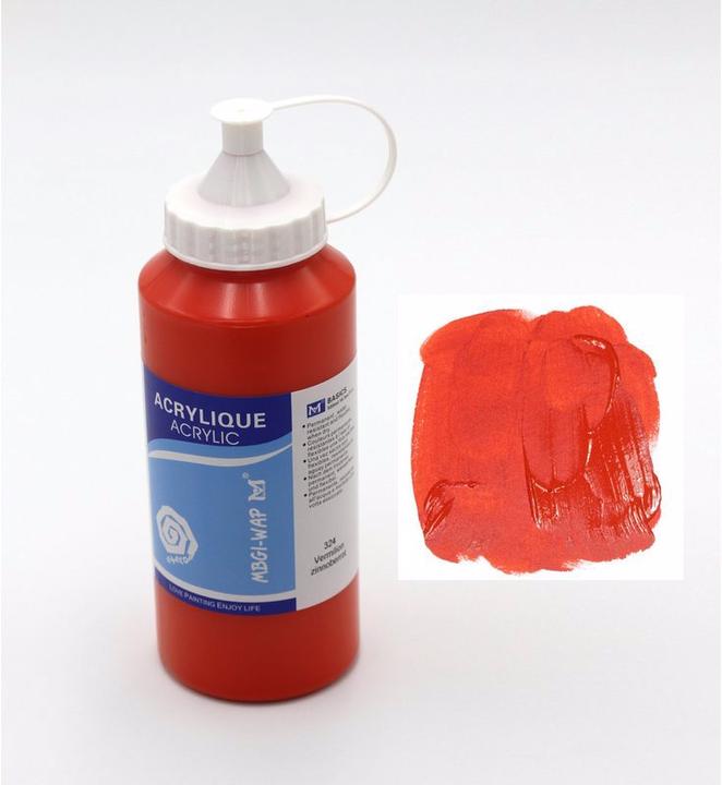 Produktbild Magi-Wap Colours 500ml Acryl (Vermilonrot, 500 ml)