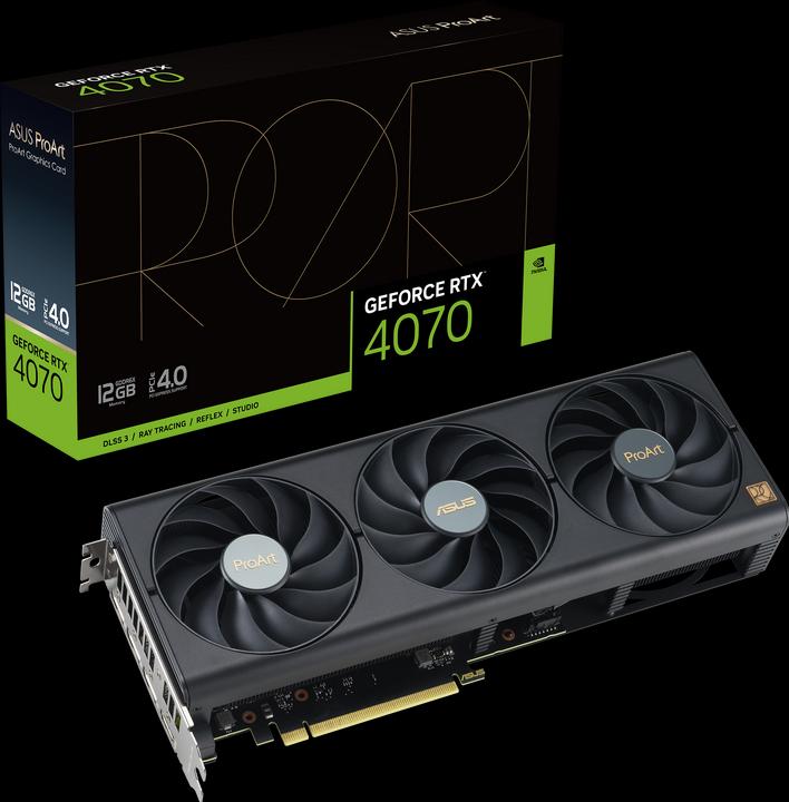 Actual product image ASUS ProArt GeForce RTX 4070 (12 GB)