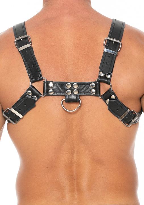 Produktbild Ouch! Chest Bulldog Harness/Black - S/M (S, M)