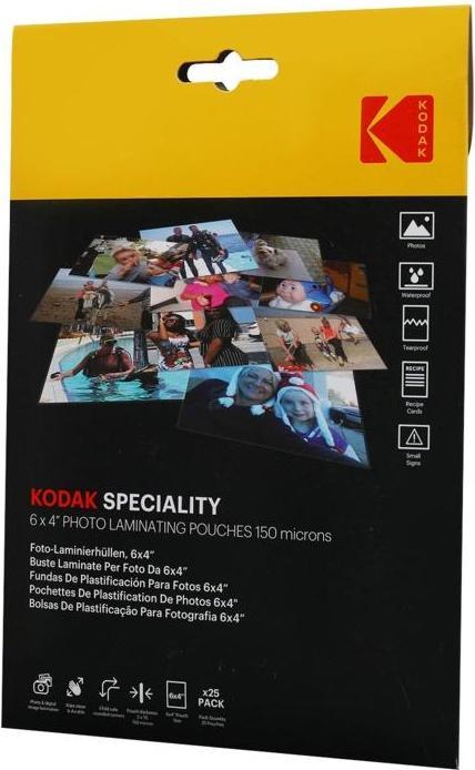 Kodak - Pochettes de plastification (10 x 15 cm, 25 pièce(s), 150 µm)