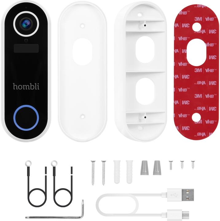 Actual product image Hombli Smart Doorbell 2 + Chime 2 (Wi-Fi)