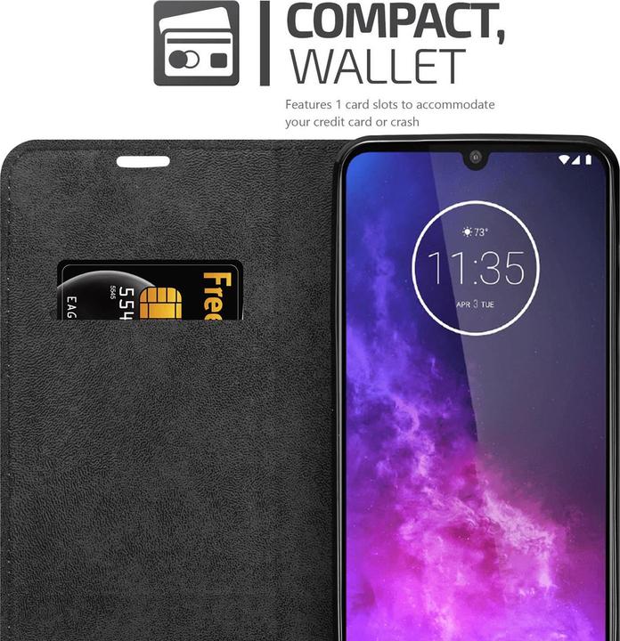 Immagine prodotto Cadorabo Copertina magnetica invisibile del libro (Motorola One Pro)
