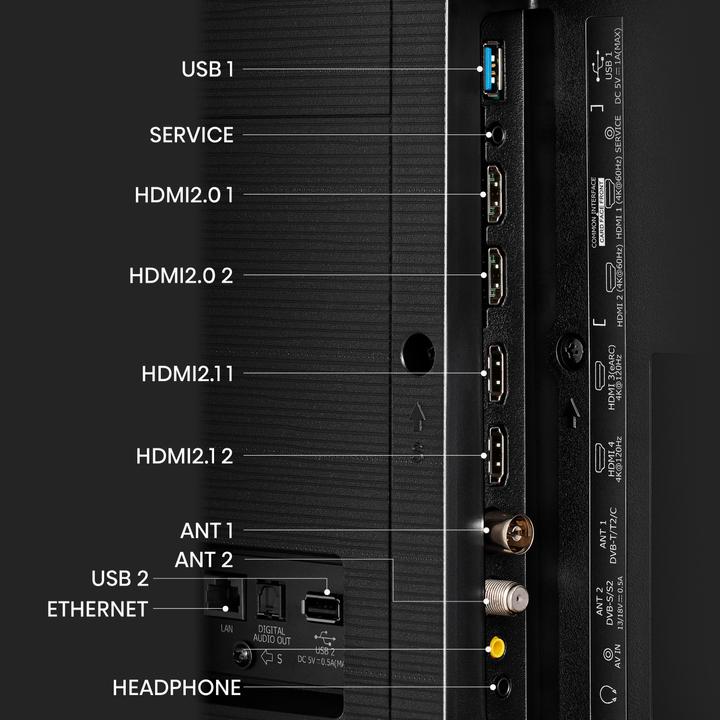 Actual product image Hisense 55U8KQ (55", LCD, LED, 4K, 2023)