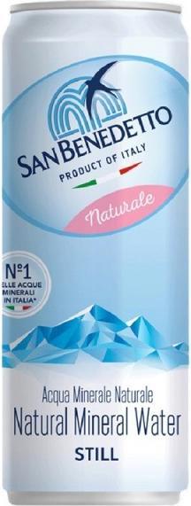 Produktbild San Benedetto AQUA Minerale STILL Dose Kirste (24 x 33 cl)