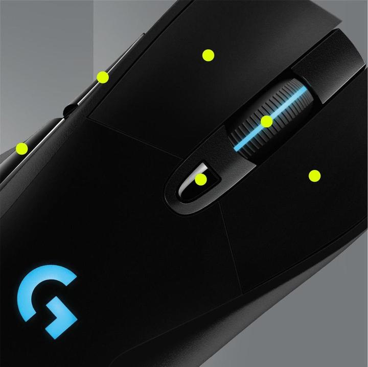 Immagine prodotto Logitech G G703 Velocità della luce (Senza fili, Cablato)