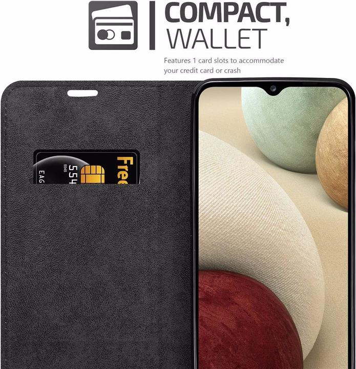 Immagine prodotto Cadorabo Copertina magnetica invisibile del libro (Samsung Galaxy A12, Samsung Galaxy M12)