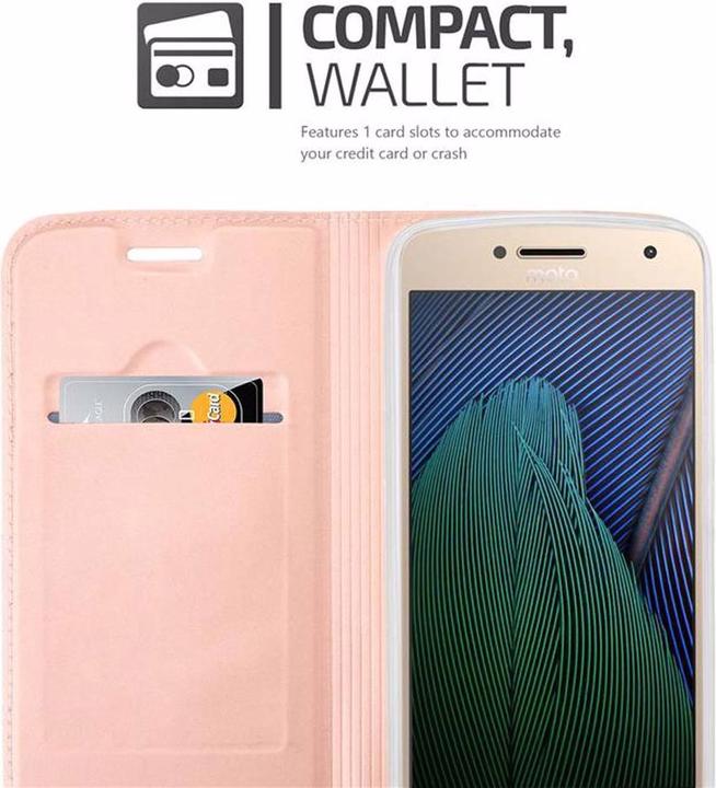 Image du produit Cadorabo Book Classy Style Cover (Motorola Moto G5 Plus)
