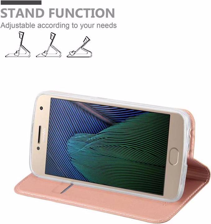 Image du produit Cadorabo Book Classy Style Cover (Motorola Moto G5 Plus)