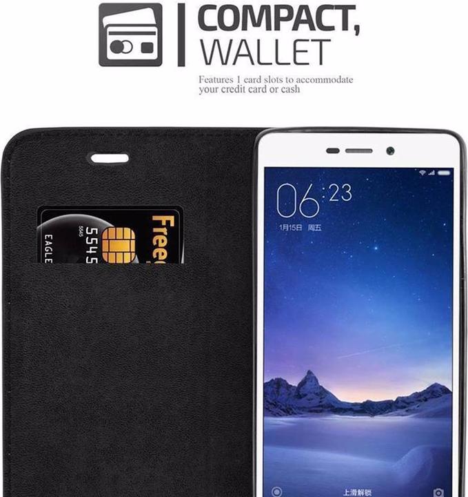 Produktbild Cadorabo Book Invisible Magnet Cover (Xiaomi Redmi 3s)