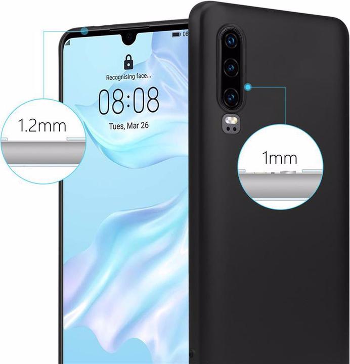 Actual product image Cadorabo TPU Matt Metallic Cover (Huawei P30)