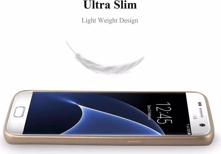 Actual product image Cadorabo TPU Matt Metallic Cover (Samsung Galaxy S7)
