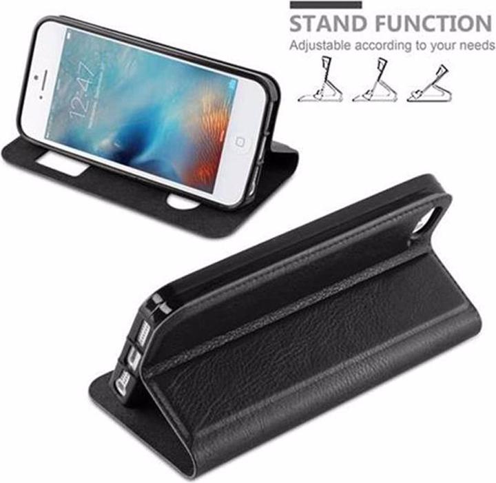 Produktbild Cadorabo Book mit View Doppelfenster Cover (Apple iPhone 5)