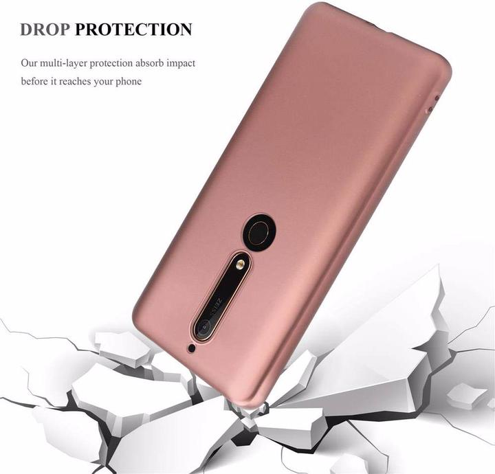 Actual product image Cadorabo TPU Matt Metallic Cover (Nokia 6.1)