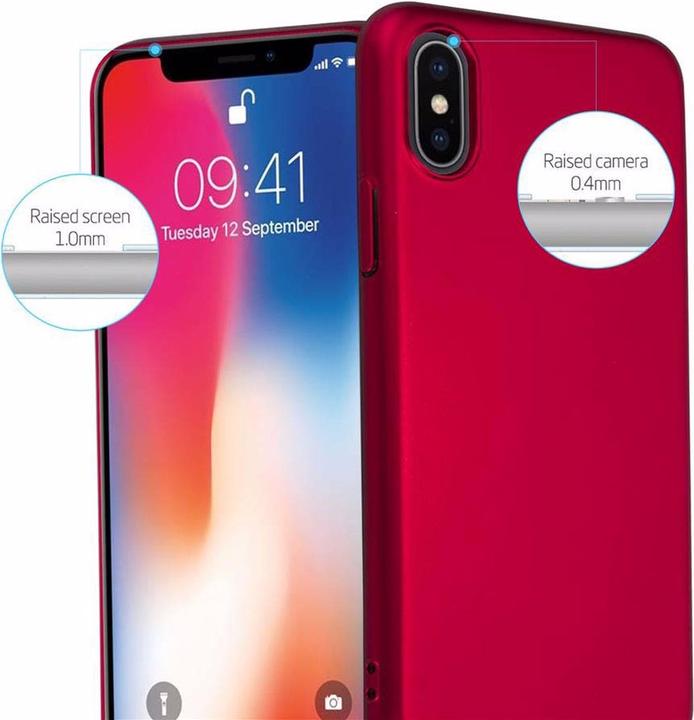 Productafbeelding Cadorabo Harde kaft Matte metalen omslag (Apple iPhone X)