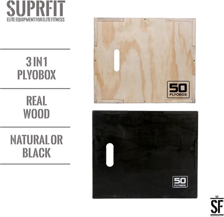 Actual product image Suprfit Baltrun Wooden Plyobox 3 in 1