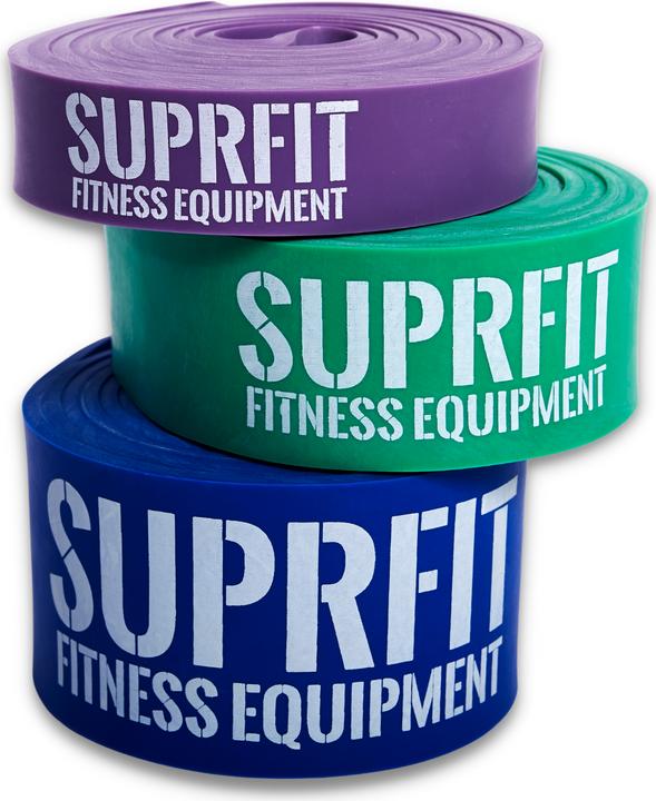Suprfit Strength Band Sets Advanced Set (1.04 m, Leicht, Extra Stark, Mittel)