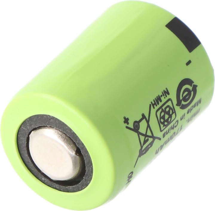 Actual product image GP Batteries Akku GP 1/3AAA NiMH Akku Size 1/3 AAA 170mAh GP17AAAH Abmessungen 14,1x10,4mm (1 pcs., 1/3 AAA, 170 mAh)