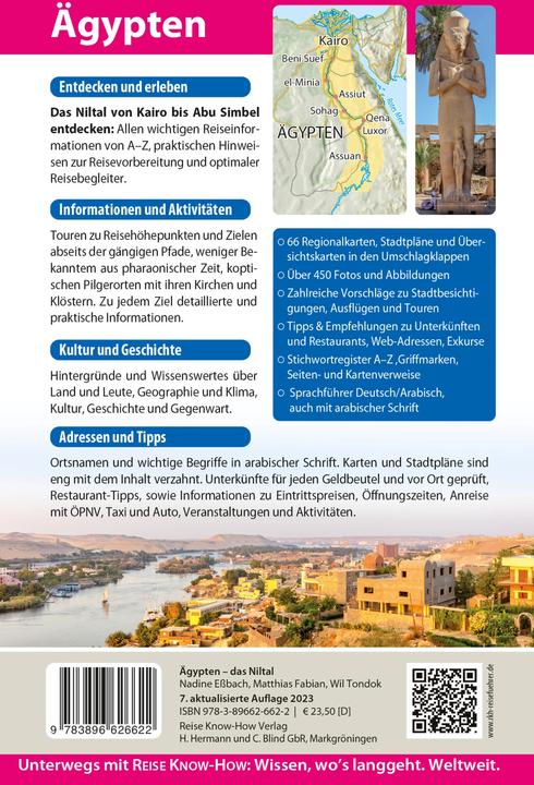 Produktbild Reiseführer Ägypten – Das Niltal von Kairo bis Abu Simbel (Deutsch, Matthias Fabian, Wil Tondok, Nadine Essbach, 2023)