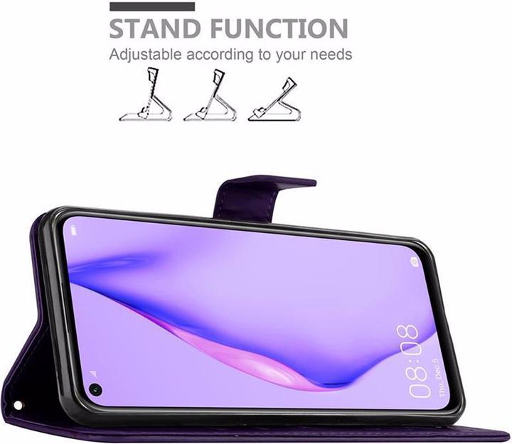 Image du produit Cadorabo Couverture du livre de fleurs (Huawei P40 Lite)