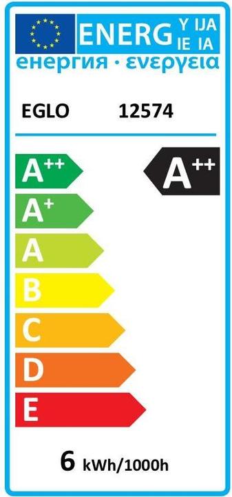 Label énergétique EGLO Connect (E27, 6 W, 806 lm, 40 x, E)