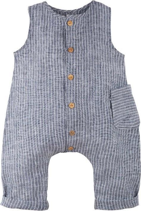 Pure Pure Latz Jumper Leinen Marine (110)
