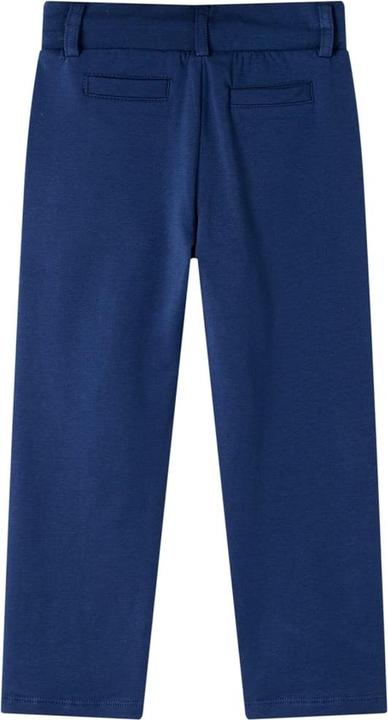Actual product image VidaXL Children's trousers with drawstring navy blue 104,Material: 95 (104)