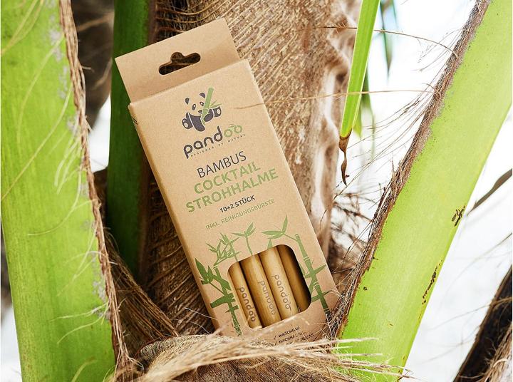 Actual product image Pandoo Cocktail straw bamboo 12pcs (12 x)