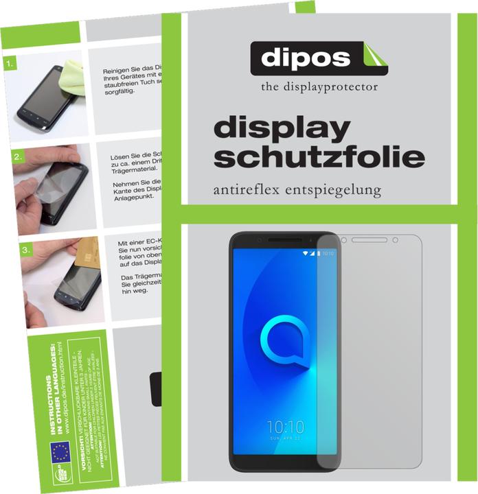 Produktbild Dipos Displayschutzfolie Antireflex (2 Stück, Alcatel 3)