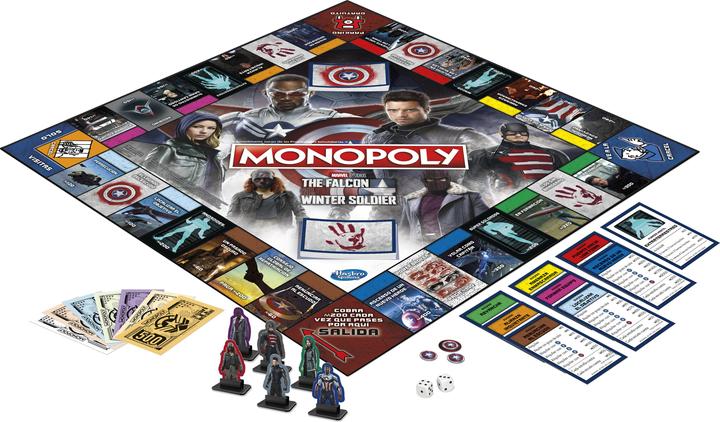 Produktbild Monopoly Marvel Studios - The Falcon and the Winter Soldier Edition (Englisch)