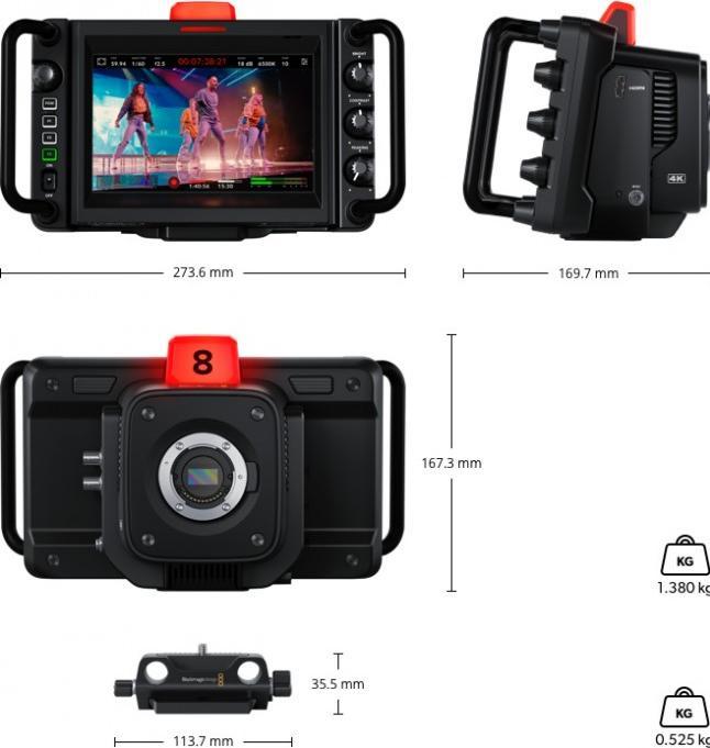 Produktbild Blackmagic Studio Camera 4K Plus G2 (8.30 Mpx, 60p)