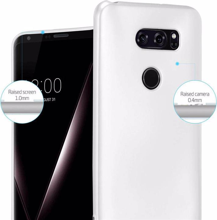 Image du produit Cadorabo Couverture métallique mate TPU (LG V30, LG V30+, LG V30S+)