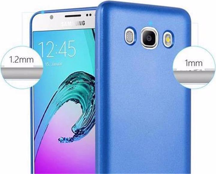Actual product image Cadorabo TPU Matt Metallic Cover (Samsung Galaxy J7 2016)