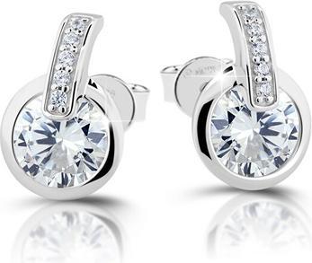 Modesi Charming silver earrings with zircons M21061