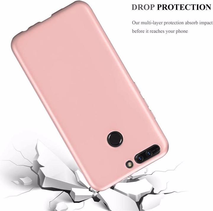 Image du produit Cadorabo Couverture métallique mate TPU (Honor 8 Pro)