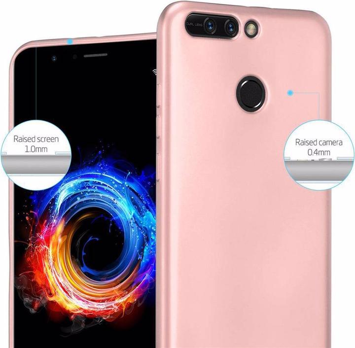 Image du produit Cadorabo Couverture métallique mate TPU (Honor 8 Pro)