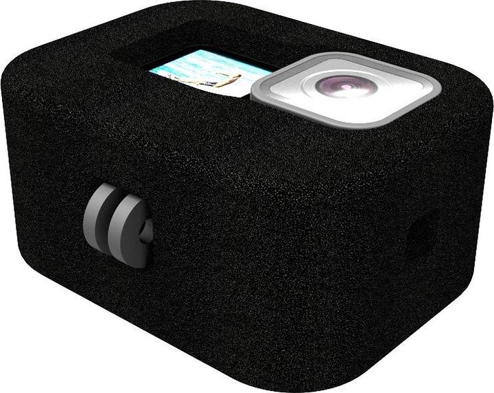 Actual product image Ueli Express GoPro Hero 12 / 11 / 10 / 9 windscreen housing (Hero 11 Black, Hero 9 Black, Hero 10 Black, Hero 12)
