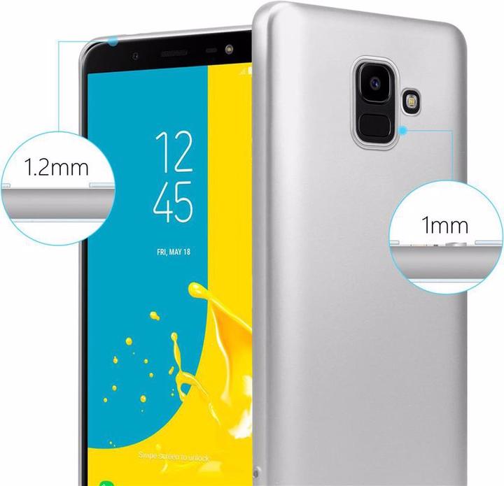 Image du produit Cadorabo Couverture métallique mate TPU (Samsung Galaxy J6)