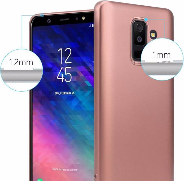 Immagine prodotto Cadorabo Copertura metallica opaca in TPU (Samsung Galaxy A6+)