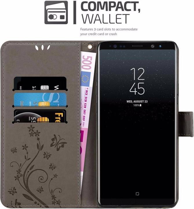 Produktbild Cadorabo Flower Book Cover (Samsung Galaxy Note 8)